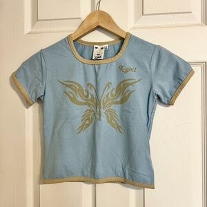 X-girl Butterfly Baby Tee